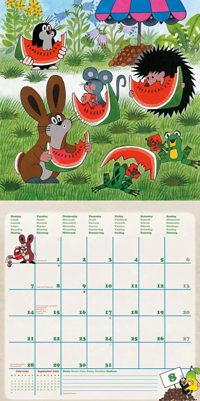 Mole 2023 Wall Calendar