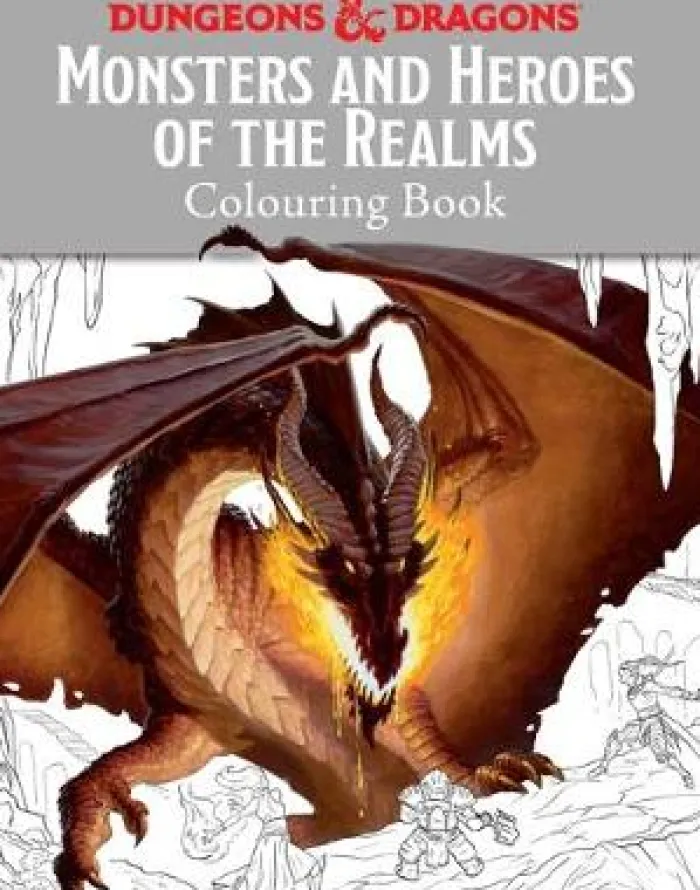 Monsters and Heroes of the Realms: A Dungeons & Dragons Colouring Book