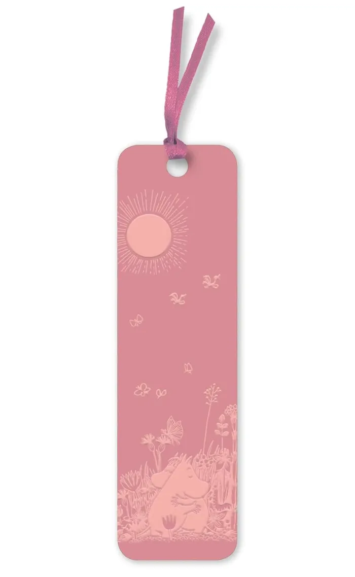 Moomin Love Artisan Art Vegan Leather bookmark