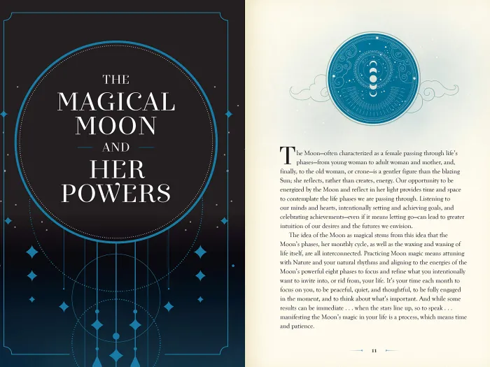 Moon Magic: A Handbook of Lunar Cycles, Lore, and Mystical Energies: Volume 3
