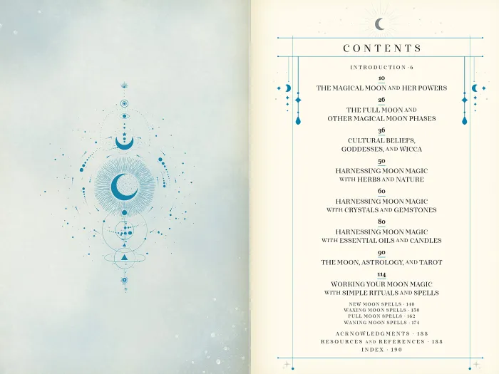Moon Magic: A Handbook of Lunar Cycles, Lore, and Mystical Energies: Volume 3