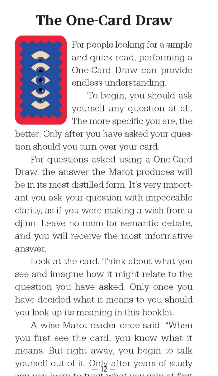 Murdle Oracle Deck: The Mysterious Marot—50 Cards & Guidebook