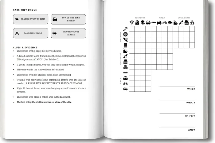 Murdle: Volume 2: 100 Elementary to Impossible Mysteries to Solve Using Logic, Skill, and the Power of Deduction