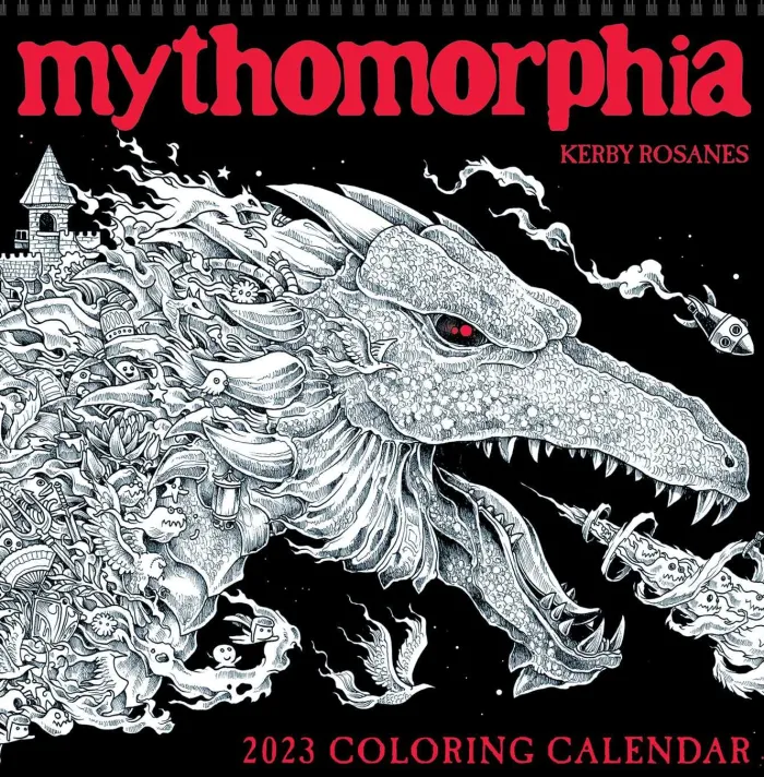 Mythomorphia 2023 Coloring Wall Calendar