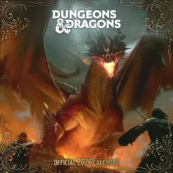 Official Dungeons & Dragons 2026 Square Calendar