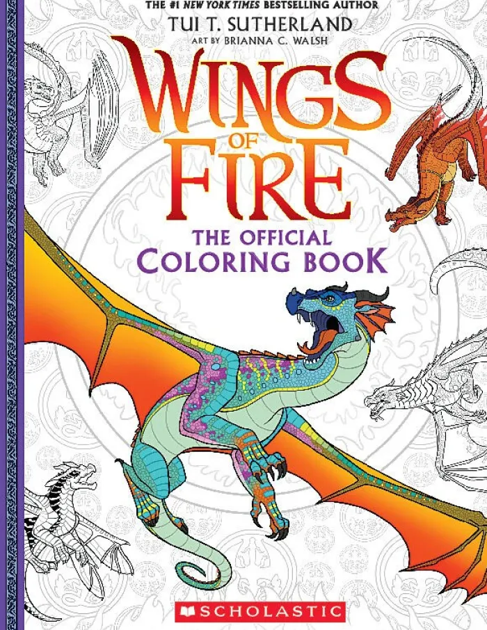 Official Wings of Fire Coloring Book