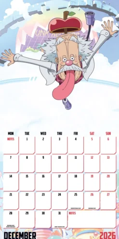 One Piece 2026 Square Calendar