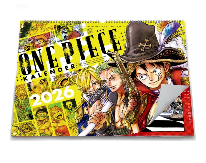 One Piece veggkalender 2026