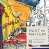 Paint the Masters: 28 beautiful black-and-white posters from great artists for you to paint or frame