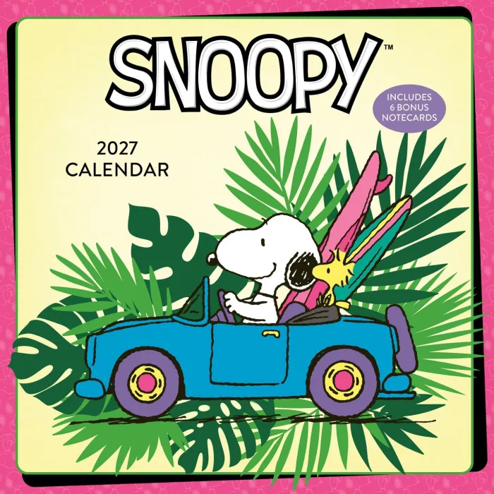 PEANUTS®: SNOOPY 2027 Wall Calendar with Notecards