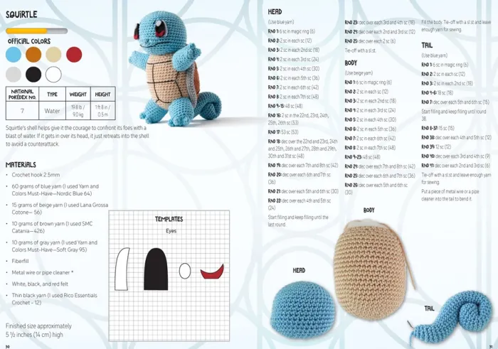 PokéMon Crochet Snorlax Kit: Includes Materials to Make Snorlax and Instructions for 5 Other PokéMon