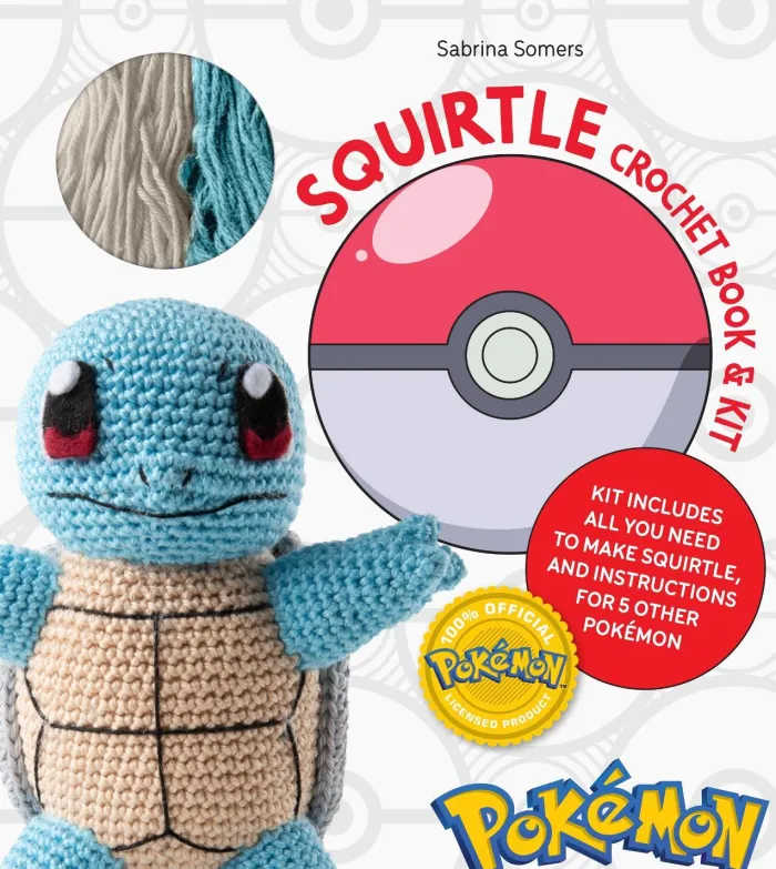 PokéMon Crochet Squirtle Book & Kit: Includes Materials to Make Squirtle and Instructions for 5 Other PokéMon