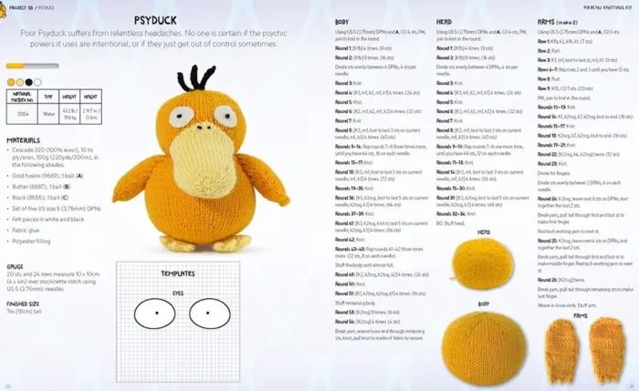 PokéMon Knitting: Bring Your Favorite PokéMon to Life with 20 Cute Knitting Patterns