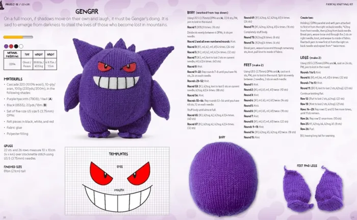 PokéMon Knitting Pikachu Kit: Kit Includes All You Need to Make Pikachu and Instructions for 5 Other PokéMon