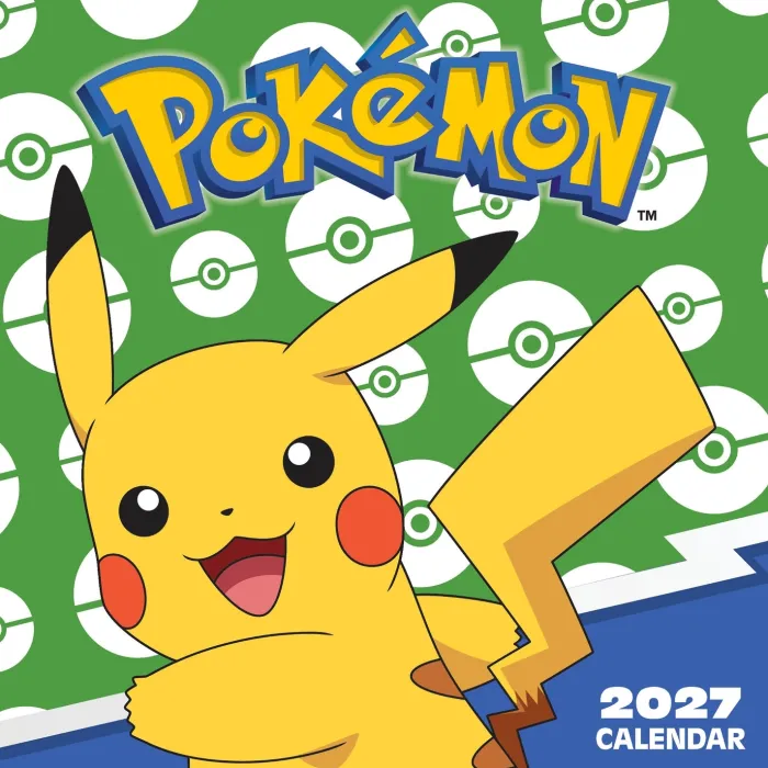 Pokémon 2027 Mini Wall Calendar