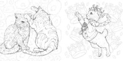 Pop Manga Catitude Coloring Book