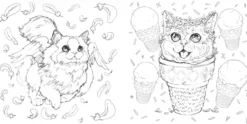 Pop Manga Catitude Coloring Book