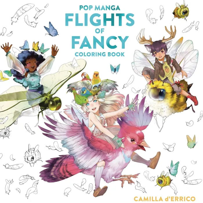 Pop Manga Flights of Fancy Coloring Book