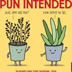 Pun Intended 2026 Wall Calendar