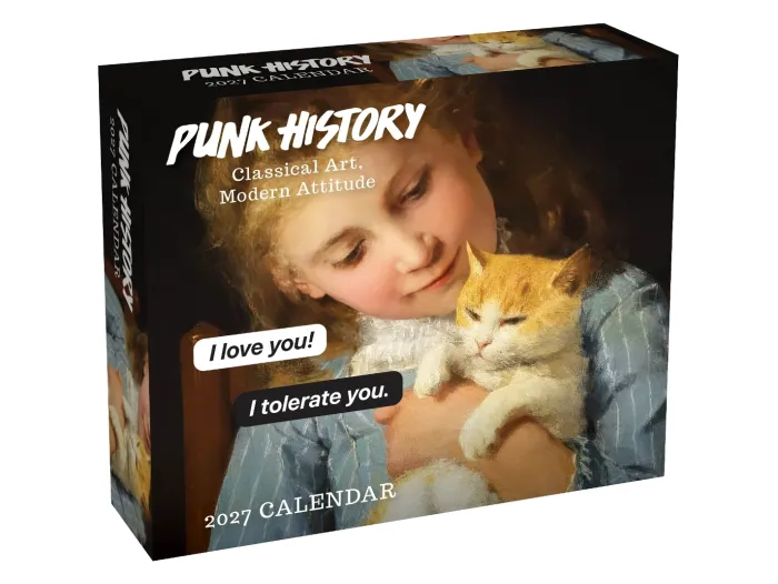 Punk History 2027 Day-to-Day Calendar: Classical Art, Modern Attitude