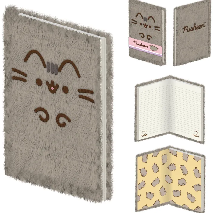 Pusheen (Playful) Plush Notebook