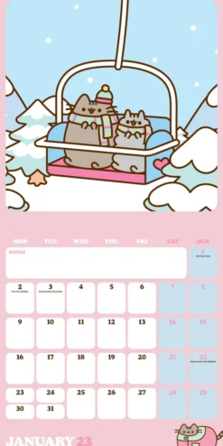 Pusheen Square Calendar: 2023