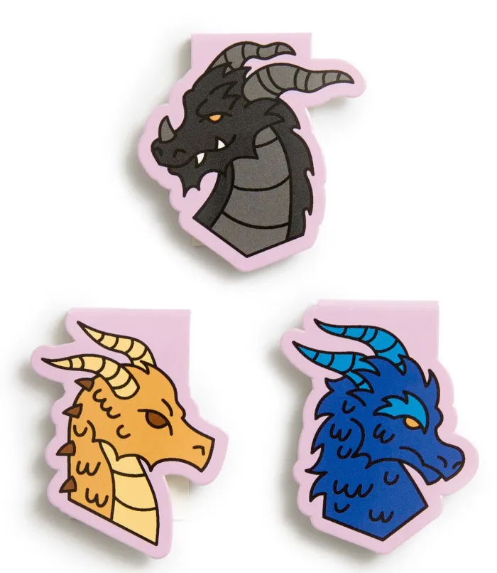 Rebecca Yarros's Fourth Wing: Dragons of Navarre Magnetic Bookmark Set of 3 - Magnetic Bookmarks