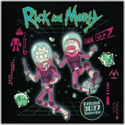 Rick And Morty 2027 Square Calendar