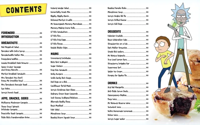 Rick & Morty: The Official Cookbook