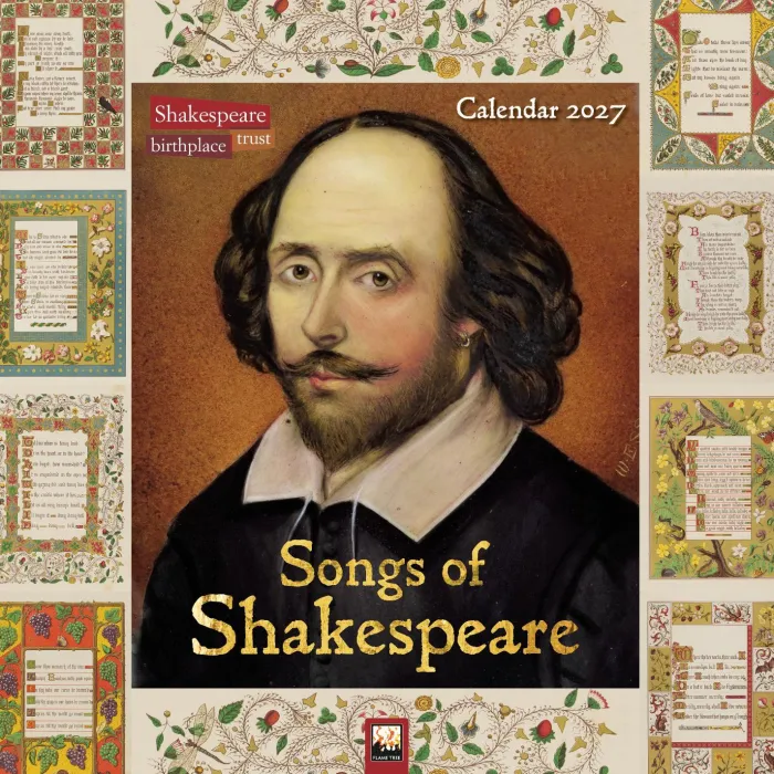 Shakespeare Birthplace Trust: Songs of Shakespeare Wall Calendar 2027 (Art Calendar)