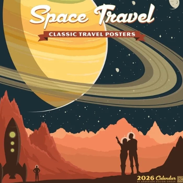 Space Travel (Adg) 2026 12 X 12 Wall Calendar