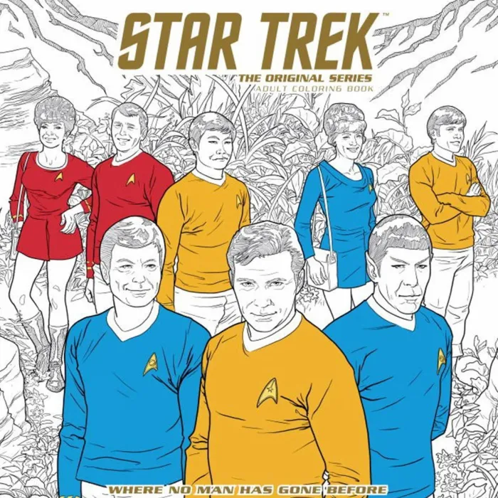 Star Trek: The Original Series Adult Coloring Book: Where No Man Has Gone Before