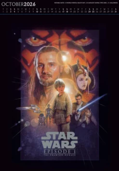 Star Wars Classic 2026 A3 Deluxe Calendar