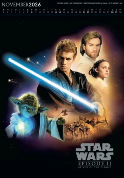 Star Wars Classic 2026 A3 Deluxe Calendar