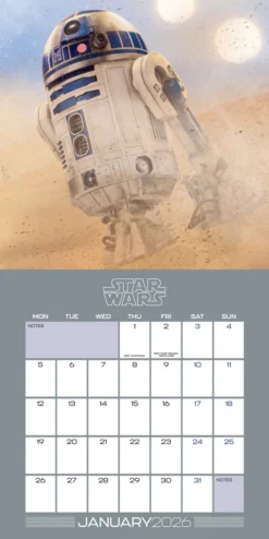 Star Wars Classic 2026 Mini Calendar
