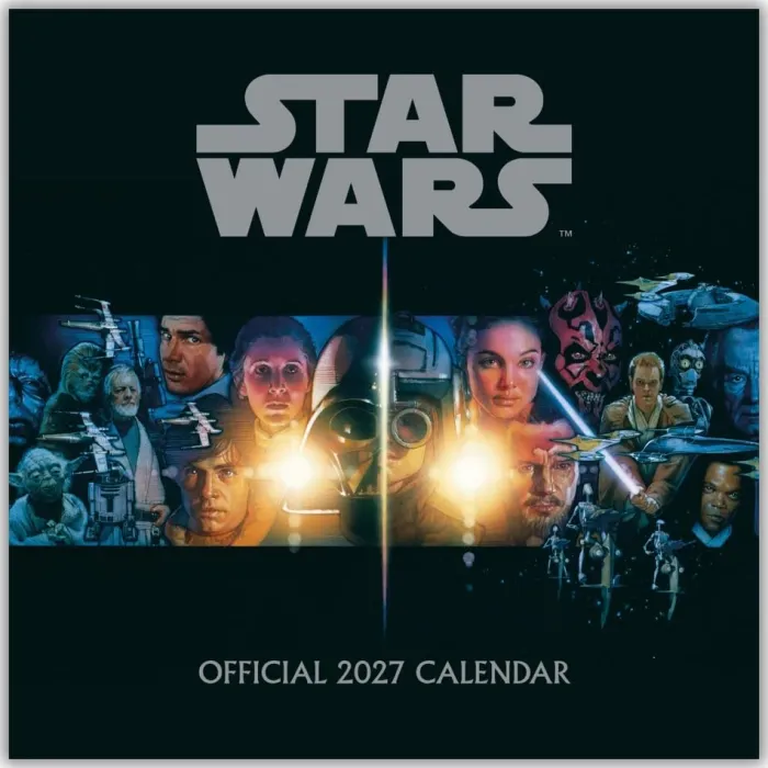 Star Wars Classic 2027 Square Calendar