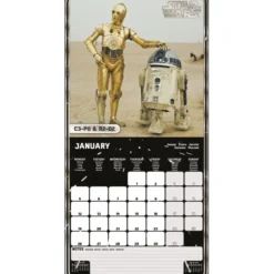 Star Wars Classic 2026 Square Calendar