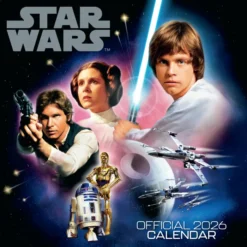 Star Wars Classic 2026 Square Calendar