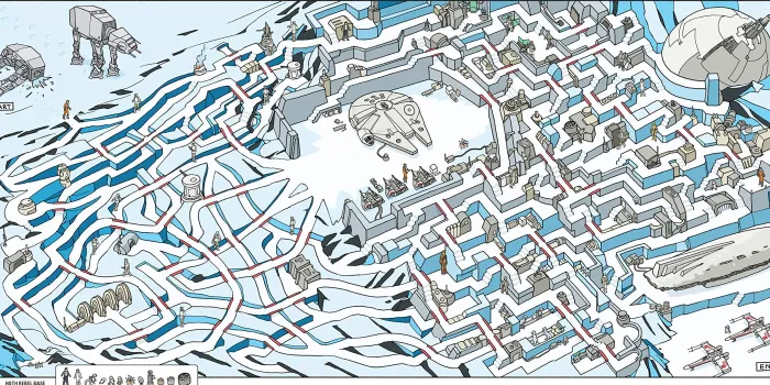 Star Wars Mazes