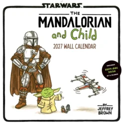 Star Wars The Mandalorian and Child 2027 Wall Calendar