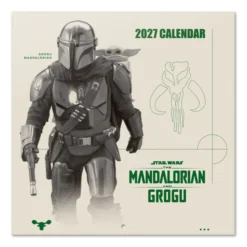 Star Wars - The Mandalorian And Grogu 2027 30X30 Calendar