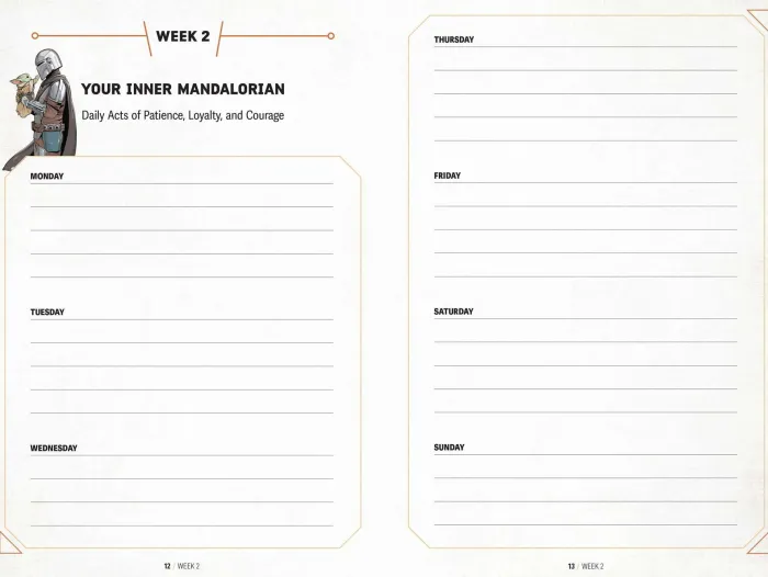 Star Wars: The Mandalorian Guided Journal: Creative Prompts, Meditations, Lists, and Other Activities Inspired by The Mandalorian