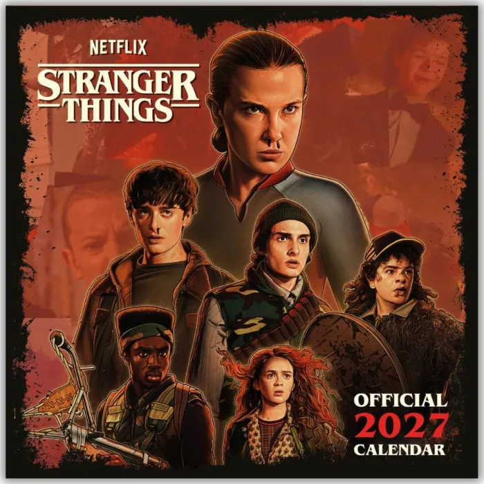Stranger Things Season 5 2027 Square Calendar
