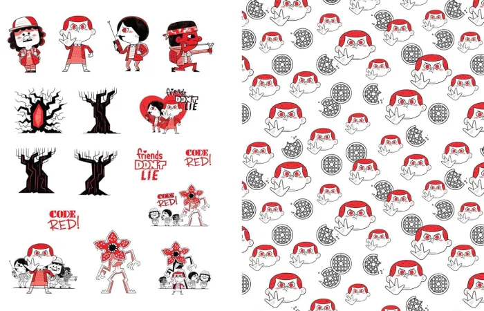 Stranger Things World of Stickers - Collectible Sticker Book for Teens and Adults (Officially Licensed): Art Inspired by the Series