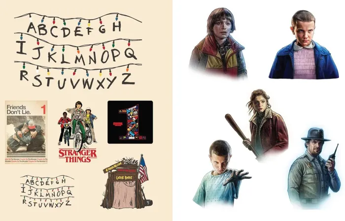 Stranger Things World of Stickers - Collectible Sticker Book for Teens and Adults (Officially Licensed): Art Inspired by the Series