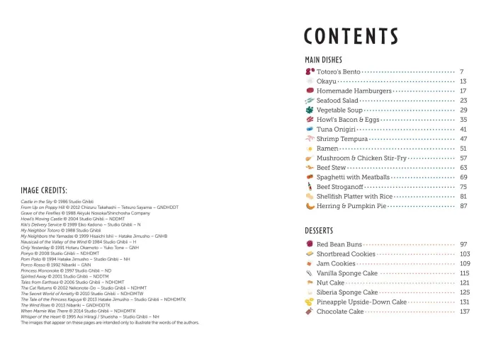 Studio Ghibli Cookbook: Unofficial Recipes Inspired by Spirited Away, Ponyo, and More!