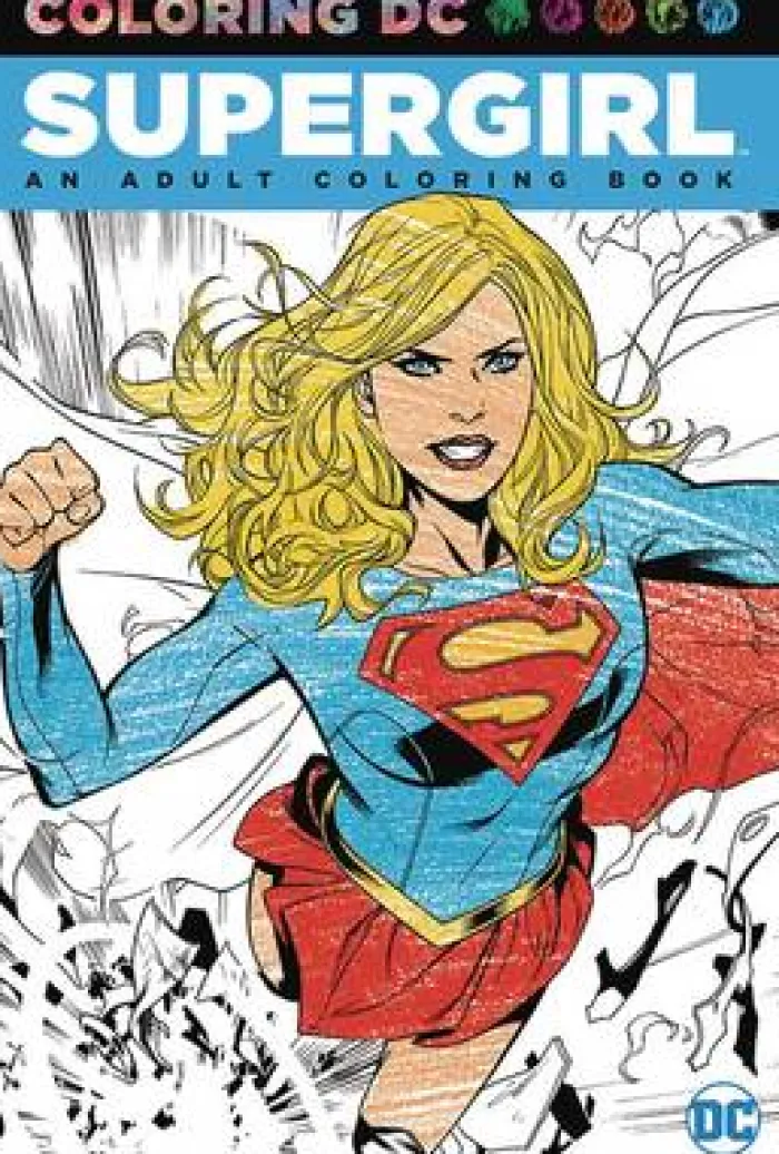 Supergirl An Adult Coloring Book