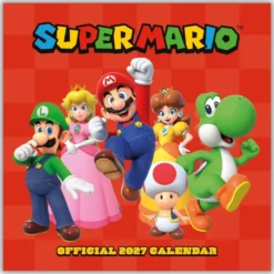 Super Mario 2027 Square Calendar