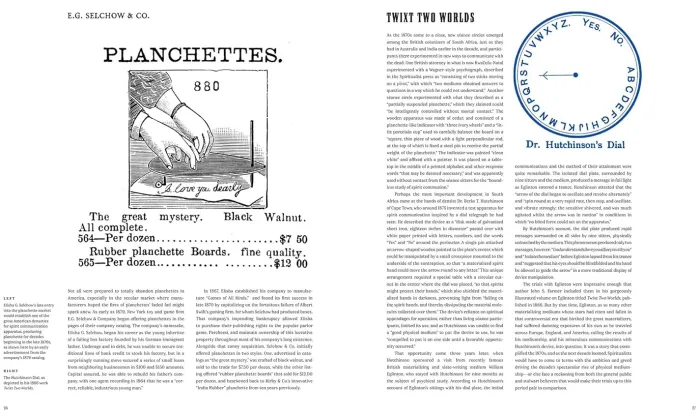 Supernatural Machines: The History of Spirit Communication Devices