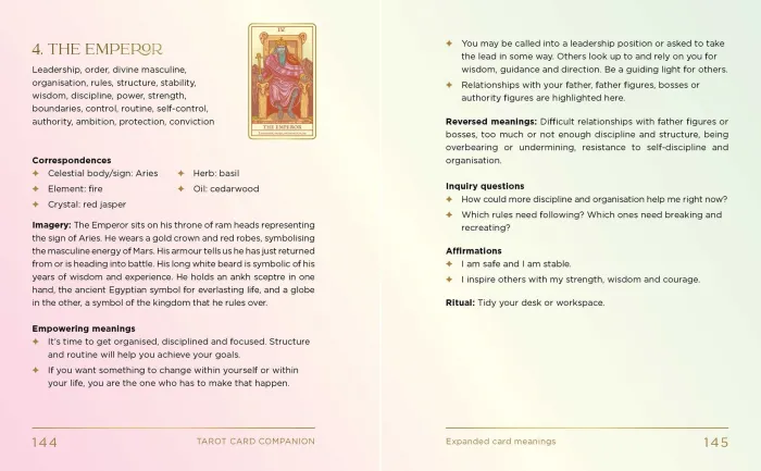 Tarot Card Companion: Master the art of tarot reading